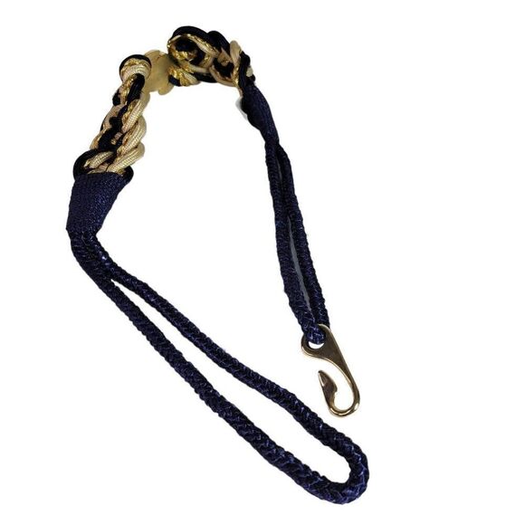 Vintage Women's Belt Woven Braided Fabric 34" - Picture 9 of 11